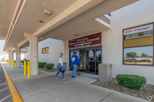 The closest Airport is Altoona-Blair Airport 18 miles southeast of Broad Avenue.