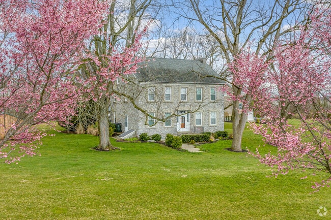 Stone Colonial homes can be found in Breinigsville, PA.