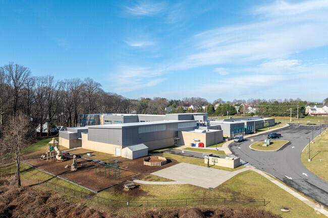 Cooke Elementary School's building is newly constructed.