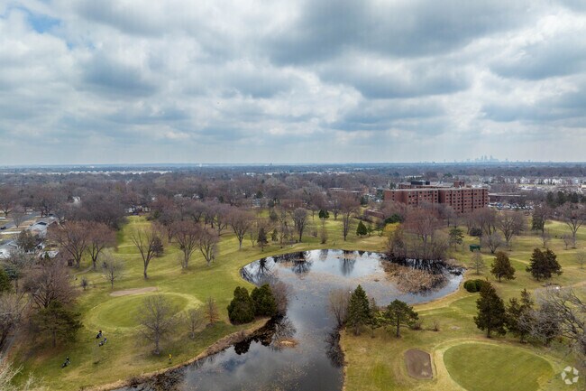 The Meadow Lake Park neighborhood is next to the New Hope Village Golf Course.