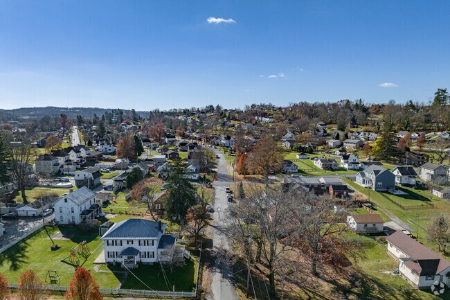 An areal view of the Allison Park neighborhood.