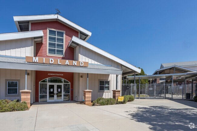 Midland Elementary School's administration office in Poway, CA.