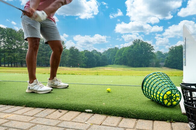 Golf can be difficult. But not difficult to access the driving range when in Harper's Choice.