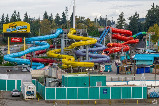 For summer fun, Fife Heights residents can visit Wild Waves Theme Park.