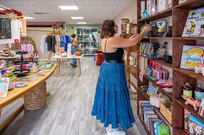 Locals shop at Kindness Creates Studio & Boutique in Matamoras.