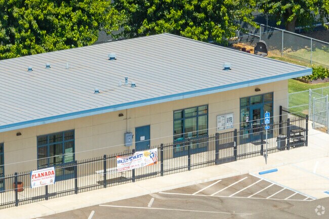 The entrance to Planada Elementary School in Planada.