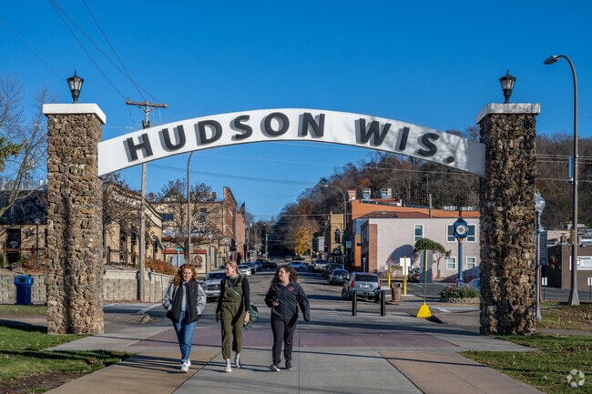 The Hudson Wis. arch at Lakefront park is an iconic landmark at Lakefront Park.