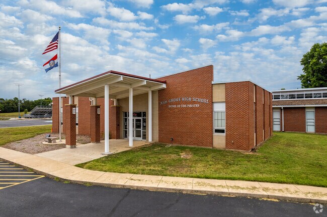 Ash Grove High School shares its campus with Ash Grove Elementary near West Springfield.