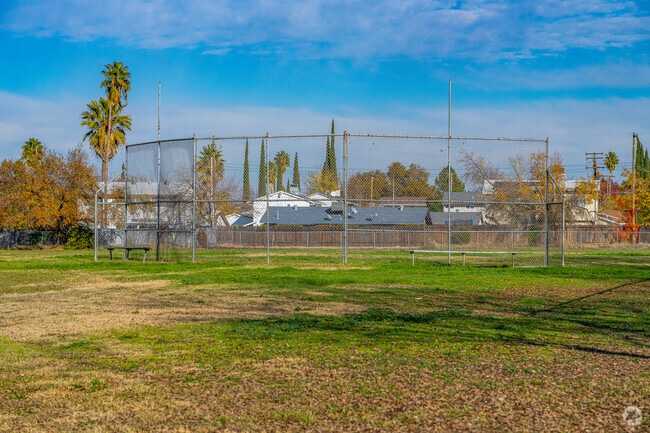 Kids love the baseball field of Sierra View Elementary School.