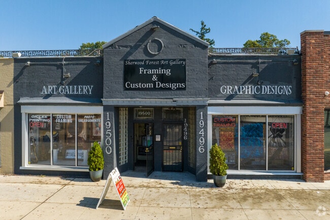 Sherwood Forest Art Gallery does framing and custom designs near Pilgrim Village.