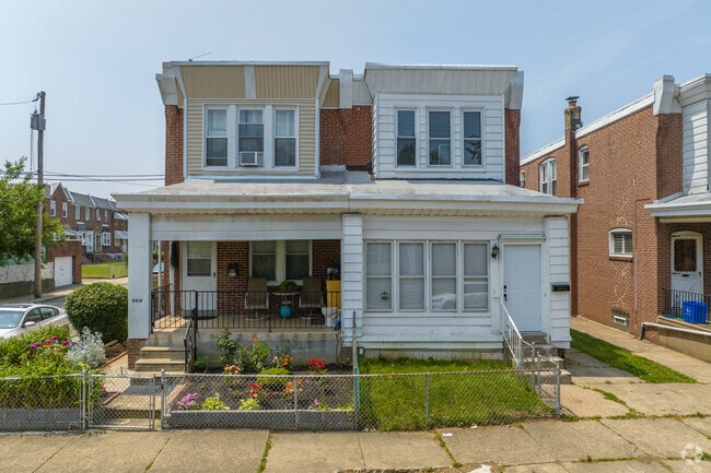 Twin homes are a popular living option in Tacony.
