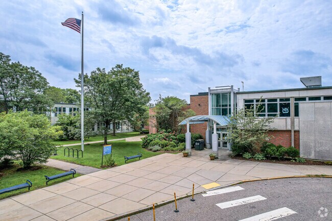 Newton South High School has 1837 students attending.