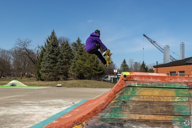 Elizah Howell Skate Park in Western View has plenty of features to practice on.