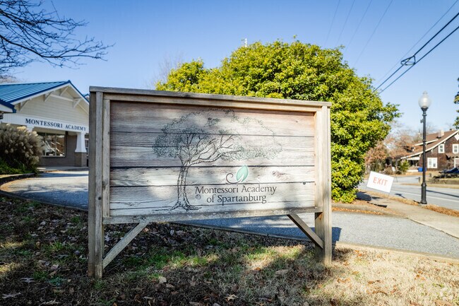 Sign for Montessori Academy