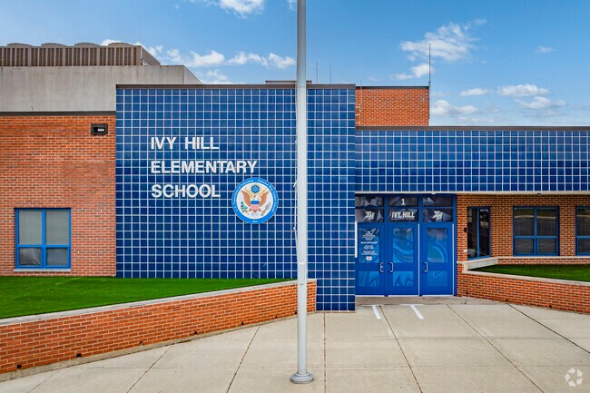 The highly ranked Ivy Hill Elementary School receives an A- on Niche.com.