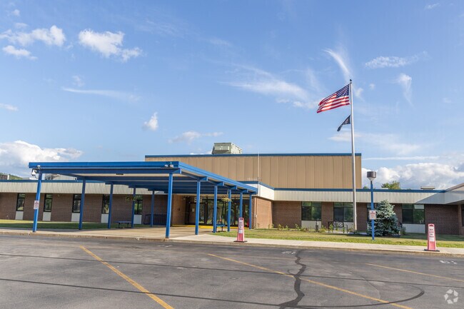 Stuart M. Townsend Middle School sits at 27 Hyland Drive in Lake Luzerne.