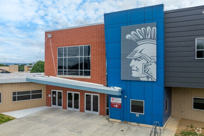Chambersburg Area Senior High School hosts the Trojans sports teams.