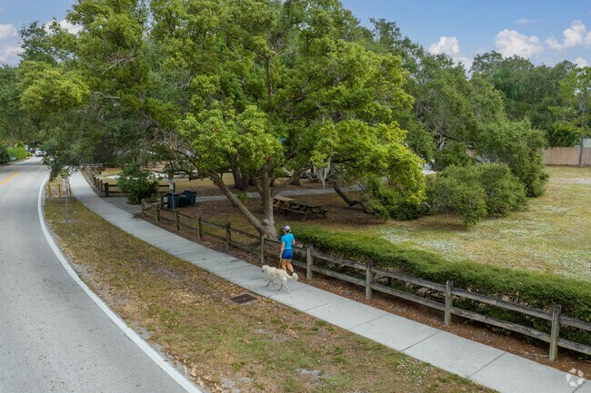 Red Rock Park is an excellent place to take a walk in the Southside neighborhood.