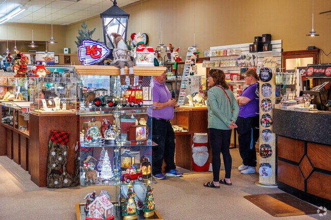 Woelk’s House of Diamonds in downtown Russell offers fine jewelry.