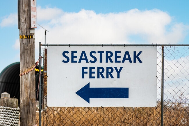 Seastreak Ferry leaves from Atlantic Highlands for an easy commute to New York City.