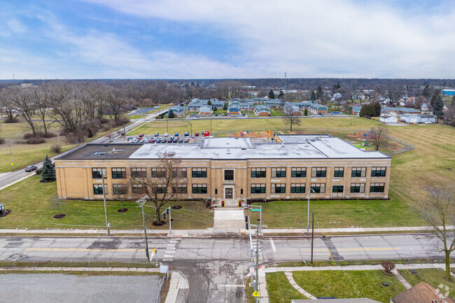 Adams Elementary School has 268 students.