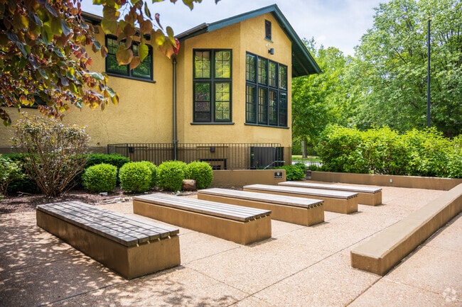 The Wilson School has an indoor/outdoor style campus.