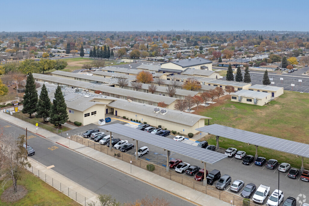 The campus of Cooper Middle School in Fresno.