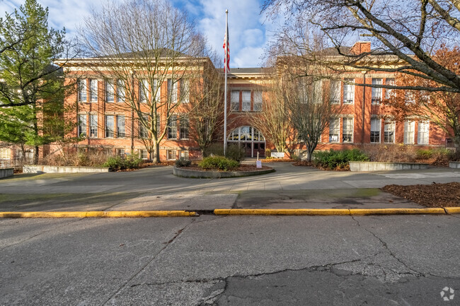 B.F. Day Elementary School front.