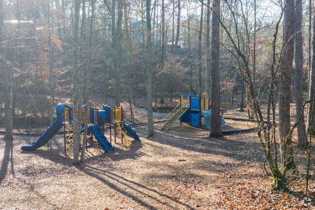 The Hillsboro School has a playground for kids to enjoy.