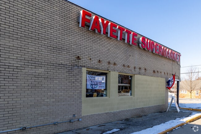 Locals have access to the Fayette Supermarket for their daily grocery needs.