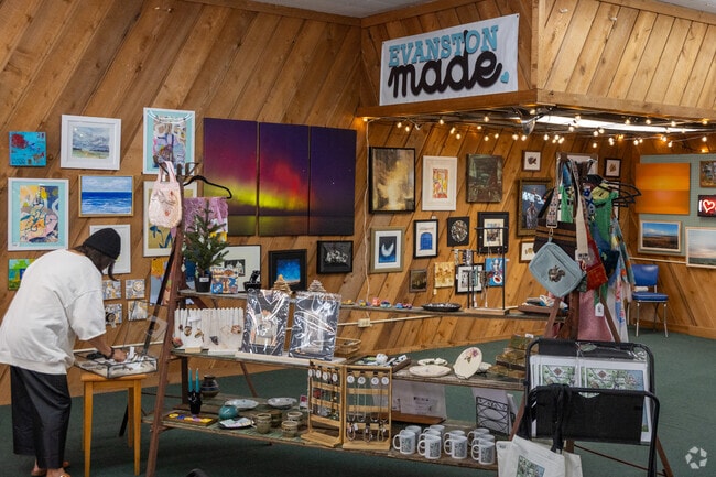 Evanston Made is a vibrant local community of artists, supported by a dedicated advocacy corps.