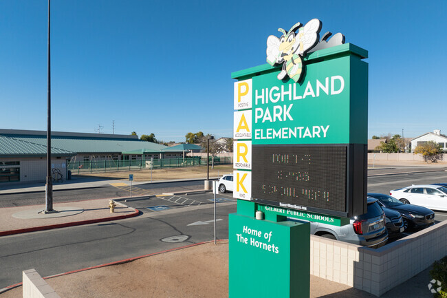 Gilbert's Highland Park Elementary School is home of the Hornets!