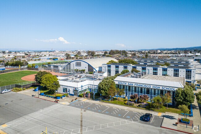 South San Francisco High School serves area neighborhoods.