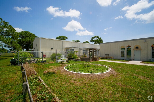 Robert L. Stevenson Elementary's school garden teaches students about the importance of nature.