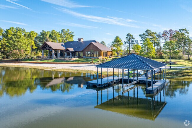 Gated communities like Willowcreek Ranch in Tomball offer lake access and a clubhouse for residents.