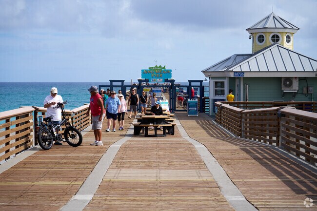 The Juno Beach Pier is a top destination for fishing, sightseeing and ocean views.