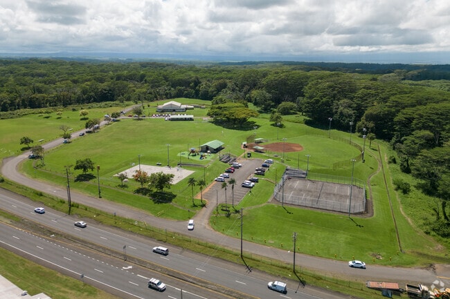 Mountain View is located along the scenic Highway 11, a key route connecting Hilo to Volcano and other upcountry areas.