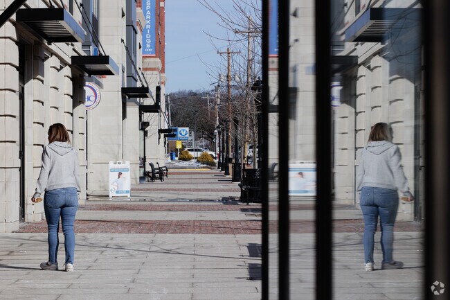 New apartments offer walkable streets with easy access to shops and restaurants.