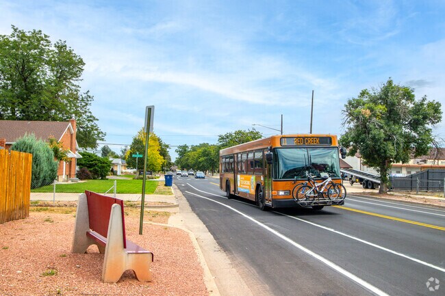 Pueblo Transit provides numerous bus stops around the Heritage neighborhood.