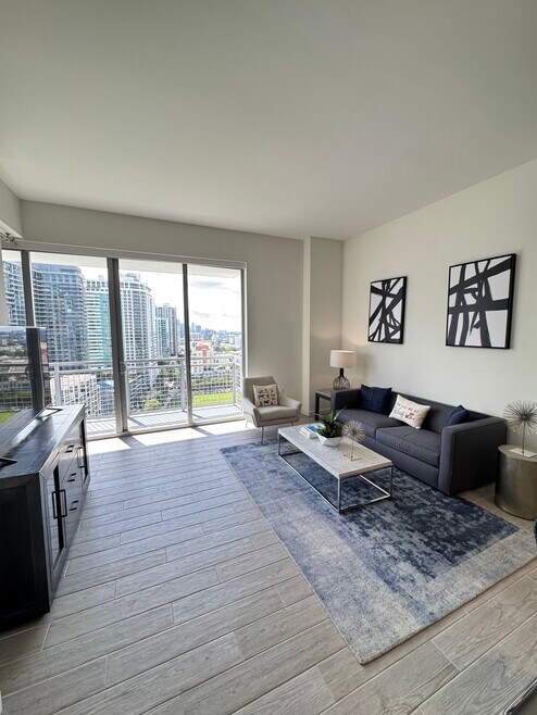 Living Room & Balcony