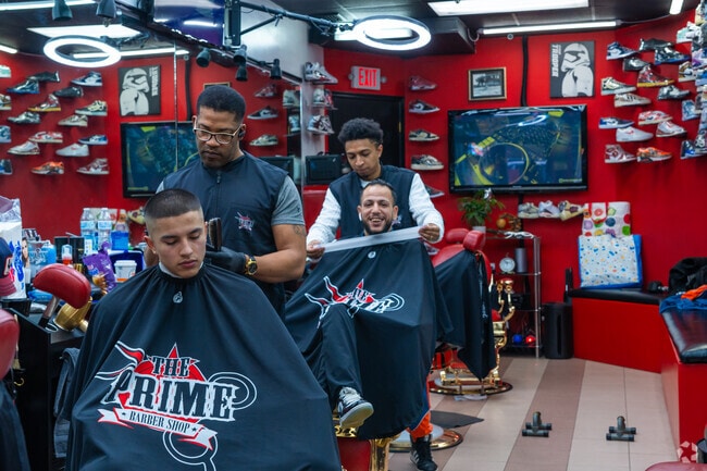 Come down to Prime Barbershop in Bayonne for a haircut.
