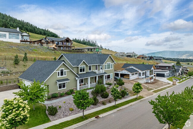 Pattee Canyon's Craftsman style homes showcase spacious interiors and inviting porches for outdo