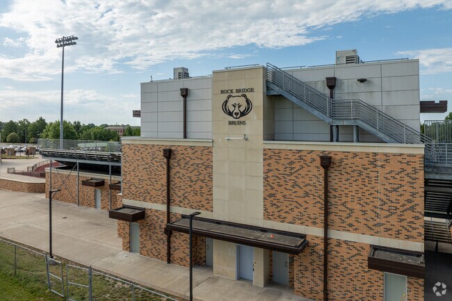 Rock Bridge High School is the home of the Bruins.