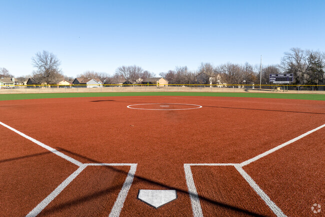 Wheatland Elementary School has a turf baseball field.