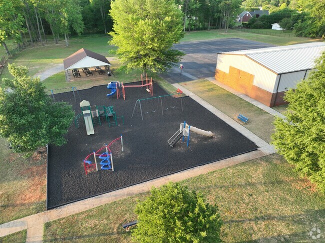 Julia Newman Elementary has a small playground for its students.