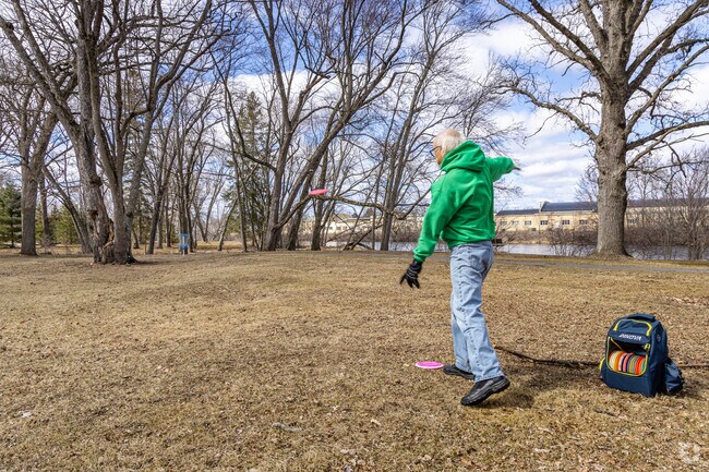 Merrill's residents can enjoy the disc golf course at Riverside Park.