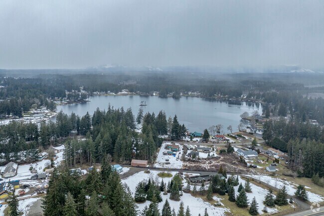 Island Lake is a great waterside  community just outside Shelton Washington.
