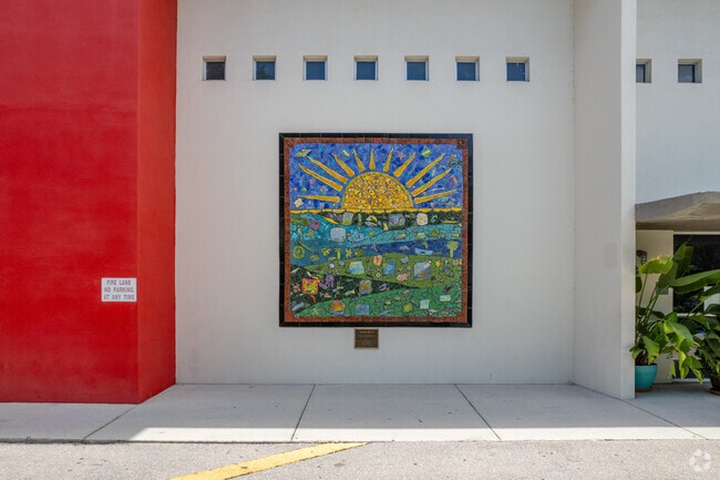 At Immokalee Community School in Immokalee has a creative side to it with artwork everywhere.