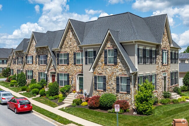 You'll find unique tudor style townhomes in northern Wormans Mill.