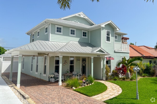 Key West style two story home in Hobe Sound.